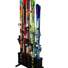 StoreYourBoard Ski Storage Rack | Freestanding 5 Pair Skis Floor Rack