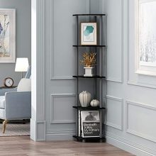 Furinno Turn-N-Tube 5-Tier Corner Multipurpose Display Shelves