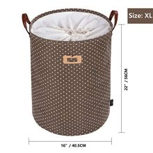 DOKEHOM 22-Inches Thickened X-Large Laundry Basket -(9 Colors)