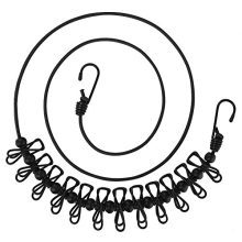 SANDAO Portable Travel Clothesline, Adjustable Elastic Travel Camping Retractable