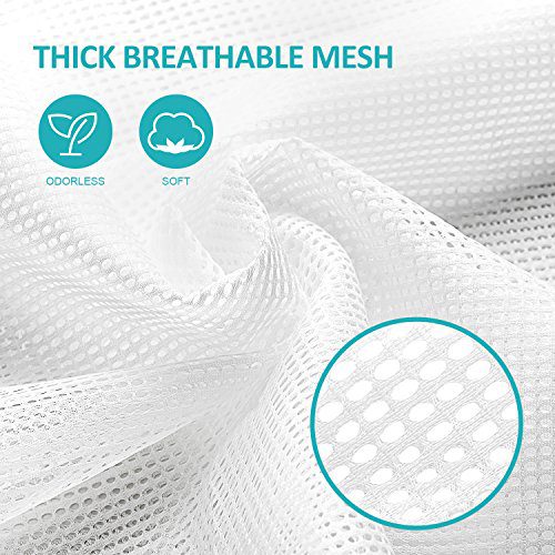 Dalykate Commercial Mesh Laundry Bag 24" x 36" 3 Pack Sturdy Mesh Material