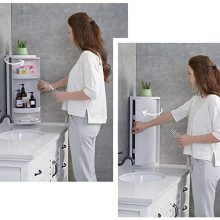ANYANG DEXIN Nordic Style Bathroom Storage Cabinet Bathroom Corner