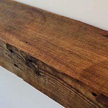 Modern Timber Craft 12" W x 7" D x 2 3/4" H Rustic, Fireplace Mantel Shelf