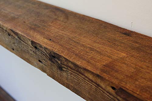 Modern Timber Craft 12" W x 7" D x 2 3/4" H Rustic, Fireplace Mantel Shelf
