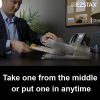 EZSTAX File Organizers - Letter Size, Stackable Trays for Desk - for Office Files