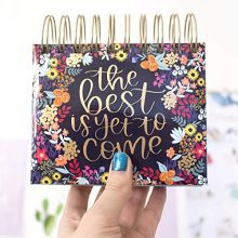 bloom daily planners Undated Perpetual Desk Easel/Inspirational Standing Flip