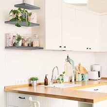 Under.Stated Wall Mounted Floating Shelves - Rustic MDF