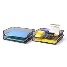 4 Pack - Simple Trending Stackable Office Desk Supplies Organizer