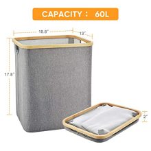 ZESTILK Laundry Basket with Dual Built in Handles, Collapsible Linen Laundry