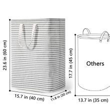 Vieshful Laundry Hamper, 72L Freestanding Laundry Basket with Long Handles