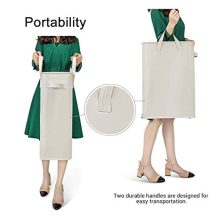 Chrislley 45L Slim Laundry Hamper Collapsible Laundry Basket Thin Narrow Laundry
