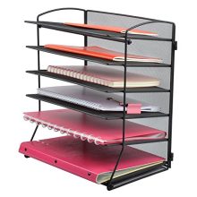 Easepres 6-Tier Mesh Desktop File Organizer Document Letter Tray Holder