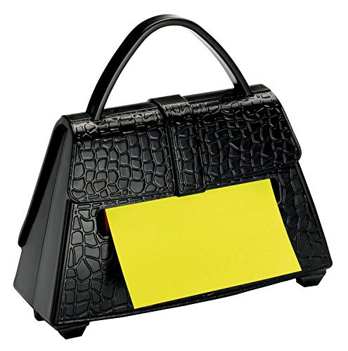 Post-it Super Sticky Pop-up Notes Dispenser for 3 in x 3 in Notes, Black Purse