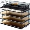 Blu Monaco Desk Organizers and Accessories Stackable Paper Tray