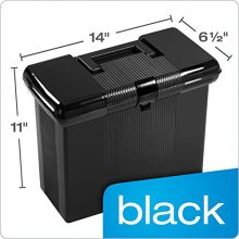 Pendaflex Portable File Box, Black