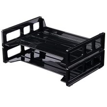 1InTheOffice Desk Tray, Side Load Letter Tray"4 Pack"