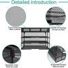 Reliatronic Mesh Office Desk Organizer, Stackable File Letter Tray Organizer