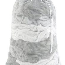 Whitmor Mesh Laundry Bag - White