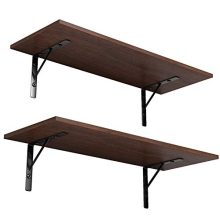 Homfa Floating Shelves Wall-Mounted Display Storage Ledge