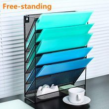 Delifox Cubical Hanging File Holder Wall Mount Vertical Document Organizer