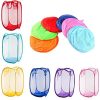 RayLineDo 6 x Foldable Pop Up Mesh Washing Laundry Basket Hamper Bag Bin Tidy Clothes Storage