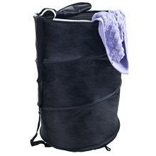 Lavish Home Pop Up Laundry Hamper-Collapsible Nylon Bag with Carrying Straps