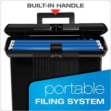 Pendaflex Portable File Box, Black