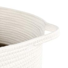 HYNAWIN Cotton Rope Storage Basket Laundry Basket, Tall Decorative Woven