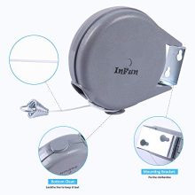 infun Retractable Clothesline, Heavy Duty 40 Ft Long Retractable Outdoor