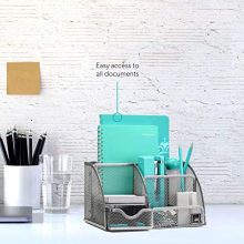 Mindspace Office Desk Organizer with 6 Compartments + Drawer + Pen & Pencil