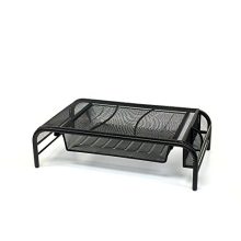 Organize with Mind Reader Metal Mesh Monitor Stand!