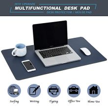 Knodel Desk Pad, Office Desk Mat, 35.4" x 17" PU Leather Desk Blotter