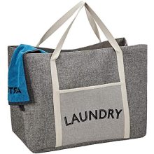 HOMEST Laundry Tote Bag, Large Heavy Duty Dirty Clothes Hamper