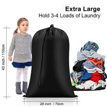 FreDorm Heavy Duty Laundry Bags Extra Large 28 x 43 inch 2 Pack XL Dirty Clothes