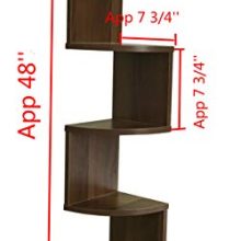 ABO Gear Corner Shelf Wall Mount Home Decor Corner Shelves Floating Shelves