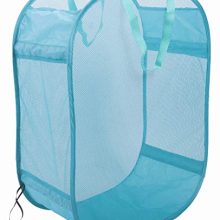 Amelitory Mesh Pop-up Laundry Hamper Easy Foldable Laundry Baskets