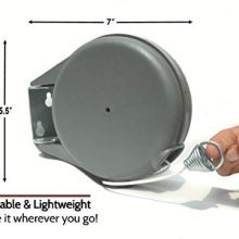Retractable Clothesline - Portable Heavy Duty Indoor and Outdoor Single Clothes