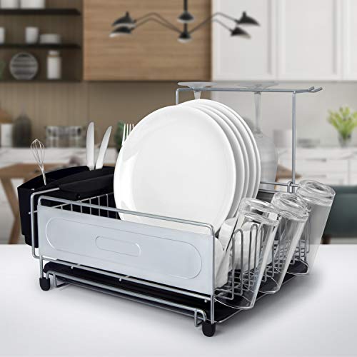 Dish Drying Rack, MNOPQ Multifunctional Rust Proof Kitchen Sink Counter