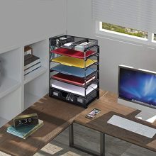 Simple Trending 3-Trays Stackable Office Desk Supplies Organizer