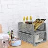 Saedy Plastic 3-Tier Stackable Desk File Letter Organizer Trays