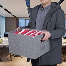 ATBAY File Storage Box Collapsible Large Capacity Office File Organizer