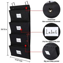 🗂️ Maximize Wall Space: Heavy-Duty Hanging File Organizer with Deep Pockets for Office & Classroom
