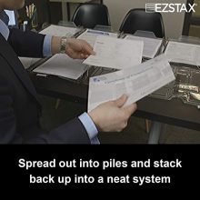 EZSTAX File Organizers - Letter Size, Stackable Trays for Desk - for Office Files