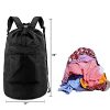 BeeGreen Laundry Backpack Bag – Heavy Duty, Adjustable Shoulder Straps with Zipper Pouch for Easy Storage & Transport