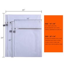 Extra Large Honeycomb Mesh Laundry Bag- Pack of 4 (2 Extra Large + 2 Large )
