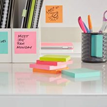Post-it Note Dispenser, Vertical, Black with Grey