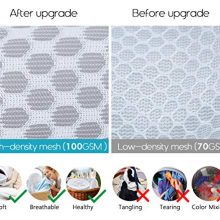 Plusmart Bra Laundry Bag, Mesh Laundry Bag for Delicates, Bra Washing Bag