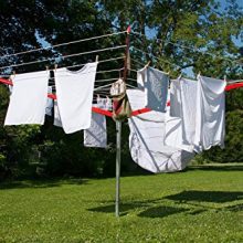 Fresh & Green: Outdoor Clothesline – Umbrella-Style Rotary Dryer with 183 ft Rope