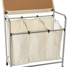 Honey-Can-Do Rolling Laundry Sorter with Ironing Board