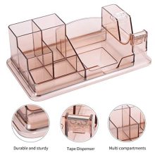 URbantin Desk Organizer, Pencil Holder Pen Holders, Acrylic Office Desk Supplies